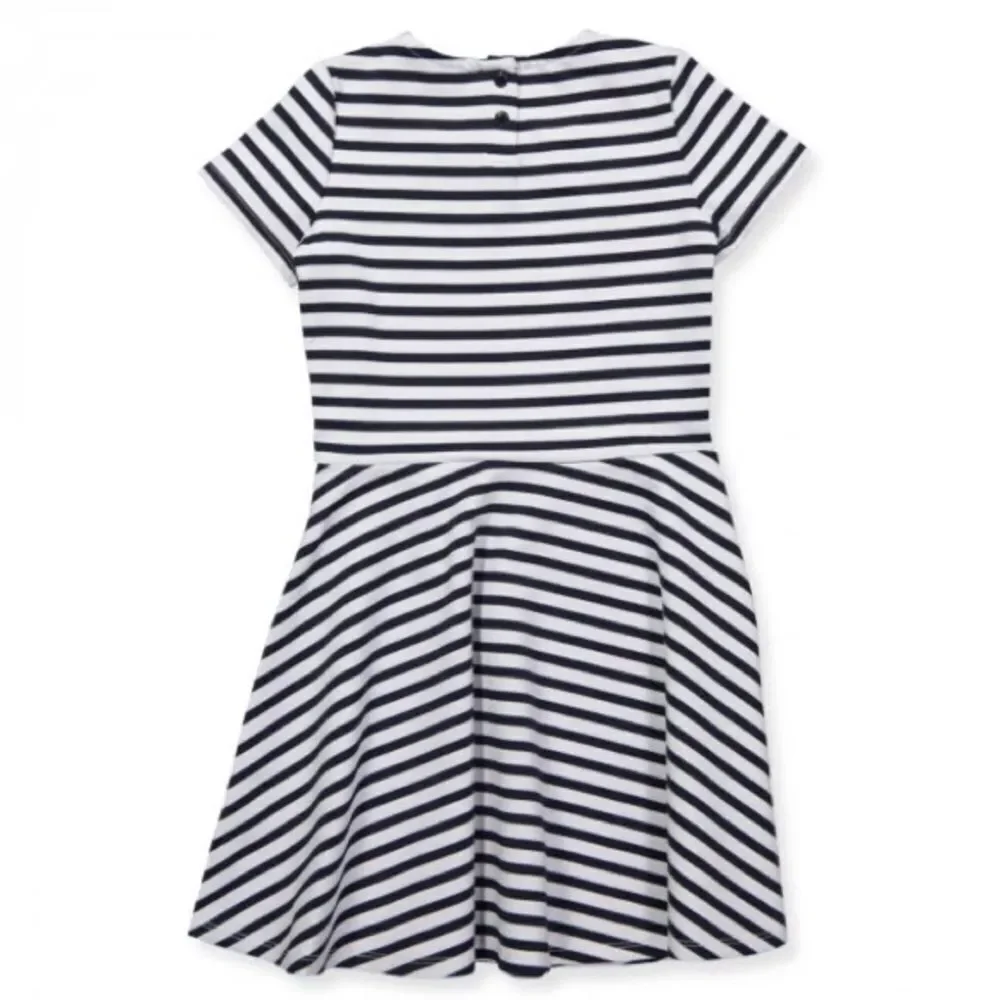 Tommy Hilfiger Essential Blue and White Stripe Skater Dress Girls Size 12 NWT